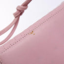 FENDI Vanity Hand Bag Leather Pink Gold Auth yk19323-9