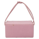 FENDI Vanity Hand Bag Leather Pink Gold Auth yk19323-2