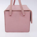 FENDI Vanity Hand Bag Leather Pink Gold Auth yk19323-3