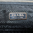 PRADA Hand Bag Nylon Black Gold Auth yk19339V-19