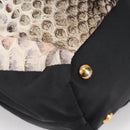 PRADA Tote Bag Nylon Black Gold Auth yk19341V-9