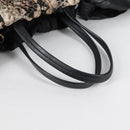 PRADA Tote Bag Nylon Black Gold Auth yk19341V-7