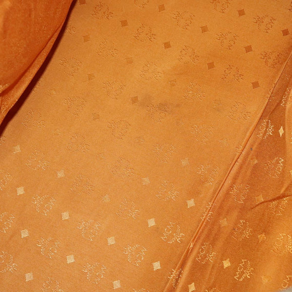 MCM Logogram Vicetos Boston Bag PVC Leather Brown Gold Auth yk19343