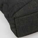 CHANEL COCO Mark Tote Bag Denim Black Gold CC Auth yk19344-16