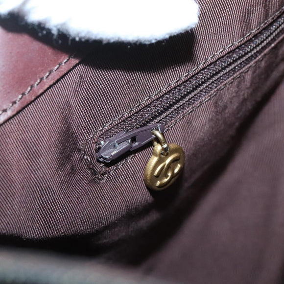 CHANEL COCO Mark Tote Bag Denim Black Gold CC Auth yk19344