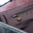 CHANEL COCO Mark Tote Bag Denim Black Gold CC Auth yk19344-22