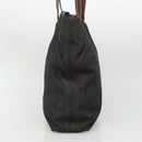 CHANEL COCO Mark Tote Bag Denim Black Gold CC Auth yk19344-4