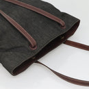 CHANEL COCO Mark Tote Bag Denim Black Gold CC Auth yk19344-6