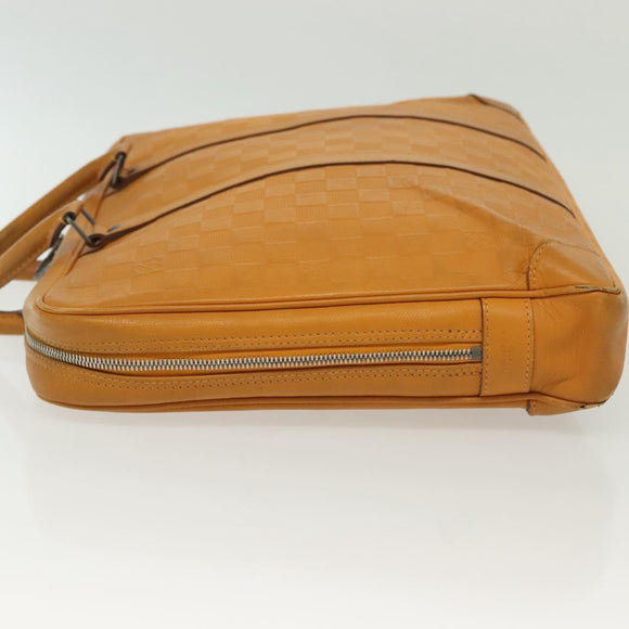 LOUIS VUITTON Damier Infini Porte Documents Voyage Bag N41218 LV Auth yk19348