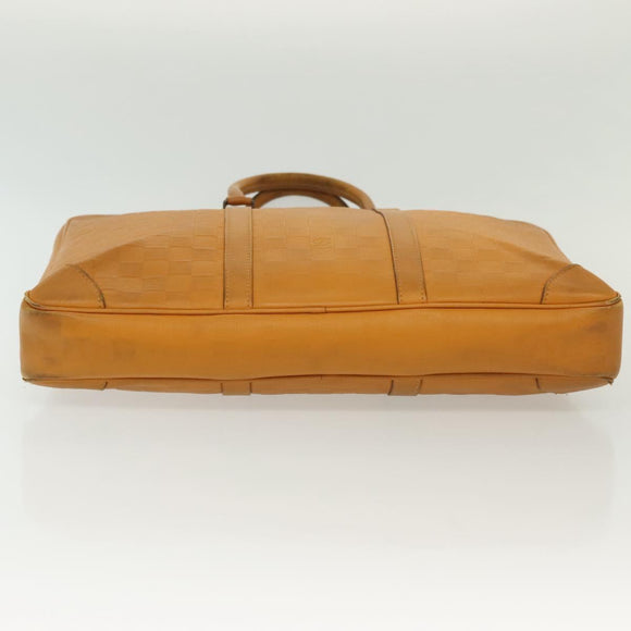 LOUIS VUITTON Damier Infini Porte Documents Voyage Bag N41218 LV Auth yk19348