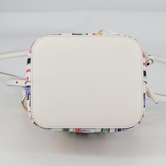 FENDI Zucca Canvas Mini Montrezor Hand Bag 2way Multicolor Gold Auth yk19350M