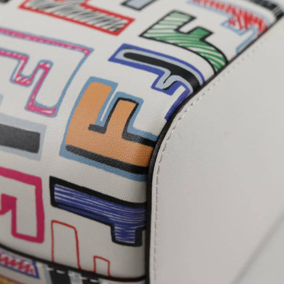 FENDI Zucca Canvas Mini Montrezor Hand Bag 2way Multicolor Gold Auth yk19350M