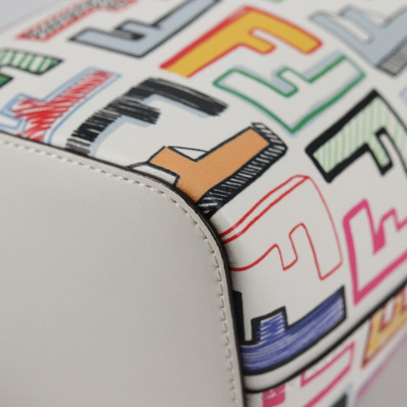 FENDI Zucca Canvas Mini Montrezor Hand Bag 2way Multicolor Gold Auth yk19350M