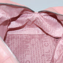 CHANEL Choco Bar Hand Bag Caviar Skin Pink Silver CC Auth yk19354-20