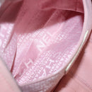 CHANEL Choco Bar Hand Bag Caviar Skin Pink Silver CC Auth yk19354-21