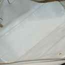 LOEWE Anagram Amazona 36 Hand Bag Leather Beige Gold Auth yk19361-11