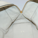 LOEWE Anagram Amazona 36 Hand Bag Leather Beige Gold Auth yk19361-22