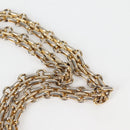 CHANEL Matelasse Chain Hand Bag Lamb Skin Black Gold CC Auth yk19362-9