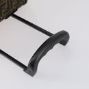 FENDI Zucca Canvas Carry Case Black Brown Auth yk19369-8