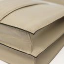 SAINT LAURENT Shoulder Bag Leather White Silver Auth yk19372-17