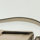SAINT LAURENT Shoulder Bag Leather White Silver Auth yk19372-14