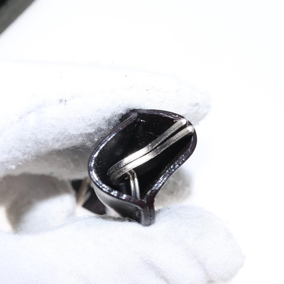 PRADA Hand Bag Nylon Silver Khaki Auth yk19373