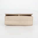 CHANEL Matelasse Chain Shoulder Bag Lamb Skin Vanilla Gold CC Auth yk19374-12