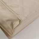 CHANEL Matelasse Chain Shoulder Bag Lamb Skin Vanilla Gold CC Auth yk19374-15