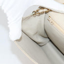 CHANEL Matelasse Chain Shoulder Bag Lamb Skin Vanilla Gold CC Auth yk19374-23