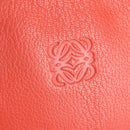 LOEWE Anagram Amazona 36 Hand Bag Leather Orange Silver Auth yk19375V-18