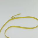 BALENCIAGA Paper Mini Hand Bag Leather 2way Yellow Silver 357333 Auth yk19376-14