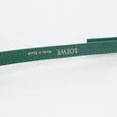 LOEWE Goya Long Shoulder Bag Leather Green Gold Auth yk19378M-9