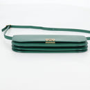 LOEWE Goya Long Shoulder Bag Leather Green Gold Auth yk19378M-5