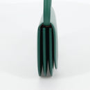 LOEWE Goya Long Shoulder Bag Leather Green Gold Auth yk19378M-4