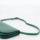 LOEWE Goya Long Shoulder Bag Leather Green Gold Auth yk19378M-14