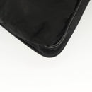 PRADA Shoulder Bag Nylon Black Silver Auth yk19379-12
