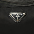 PRADA Shoulder Bag Nylon Black Silver Auth yk19379-14
