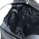 PRADA Shoulder Bag Nylon Black Silver Auth yk19379-18