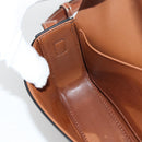 CELINE Triomphe Claude Shoulder Bag PVC Leather Black Gold Auth yk19380M-21