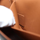 CELINE Triomphe Claude Shoulder Bag PVC Leather Black Gold Auth yk19380M-12