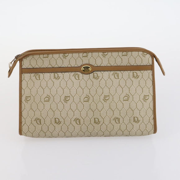 SAINT LAURENT Dior Celine Macadam Honeycomb Bag PVC 3Set Beige Auth yk19388