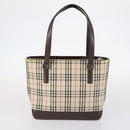 BURBERRY Nova Check Shoulder Bag Canvas Leather 3Set Black beige Auth yk19390-10