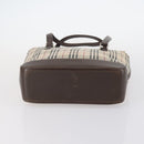 BURBERRY Nova Check Shoulder Bag Canvas Leather 3Set Black beige Auth yk19390-15