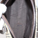 BURBERRY Nova Check Shoulder Bag Canvas Leather 3Set Black beige Auth yk19390-16