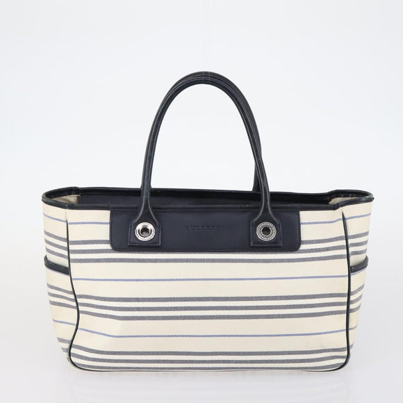 BURBERRY Nova Check Shoulder Bag Canvas Leather 3Set Black beige Auth yk19390