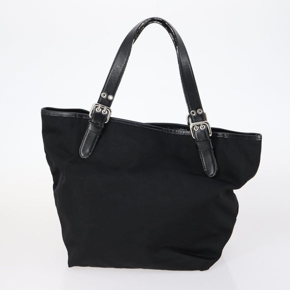 BURBERRY Nova Check Shoulder Bag Canvas Leather 3Set Black beige Auth yk19390