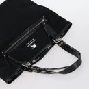 BURBERRY Nova Check Shoulder Bag Canvas Leather 3Set Black beige Auth yk19390-5