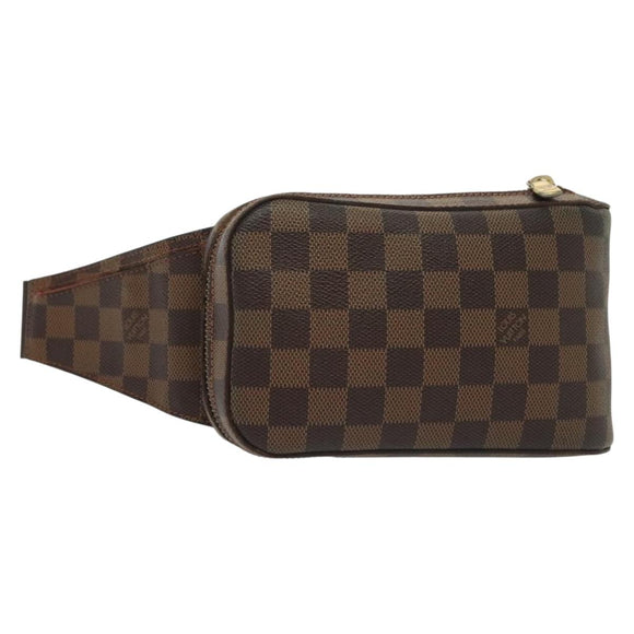 LOUIS VUITTON Damier Ebene Geronimos Shoulder Bag N51994 LV Auth yk19392