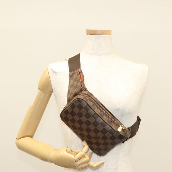 LOUIS VUITTON Damier Ebene Geronimos Shoulder Bag N51994 LV Auth yk19392