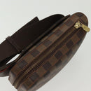 LOUIS VUITTON Damier Ebene Geronimos Shoulder Bag N51994 LV Auth yk19392-6